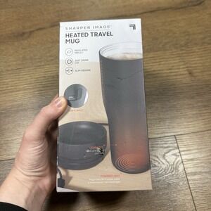 Sharper Image Tumbler Heated Travel Mug  USB-C, 10 oz, Insulated, 360 degree lid